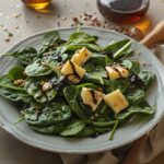 Spinach Salad with Honey Balsamic Dressing