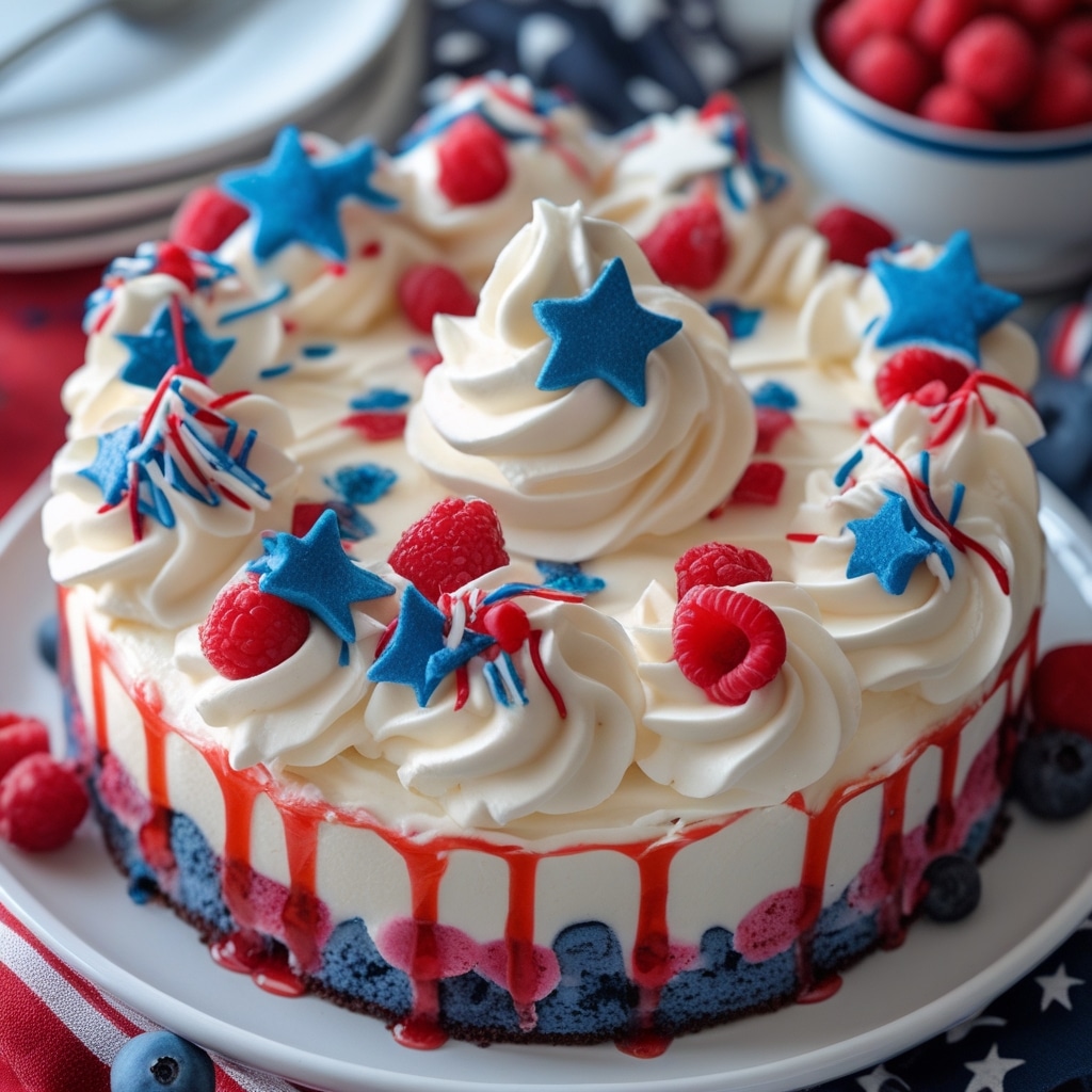 Patriotic Poke Cake