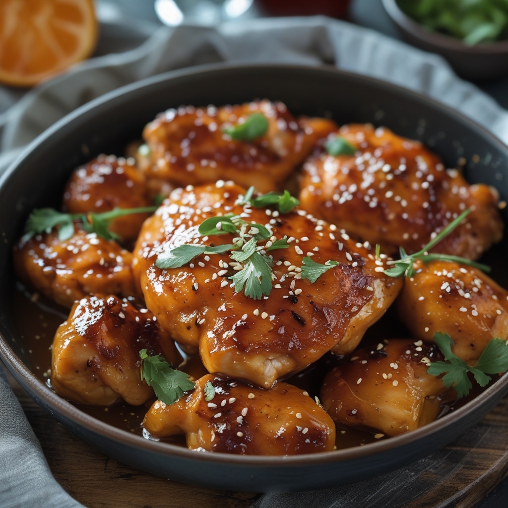 sweet and spicy honey pepper chicken -