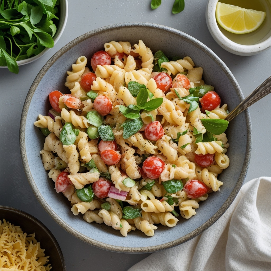 Quick and Healthy Pasta Salad Recipe for Lunches