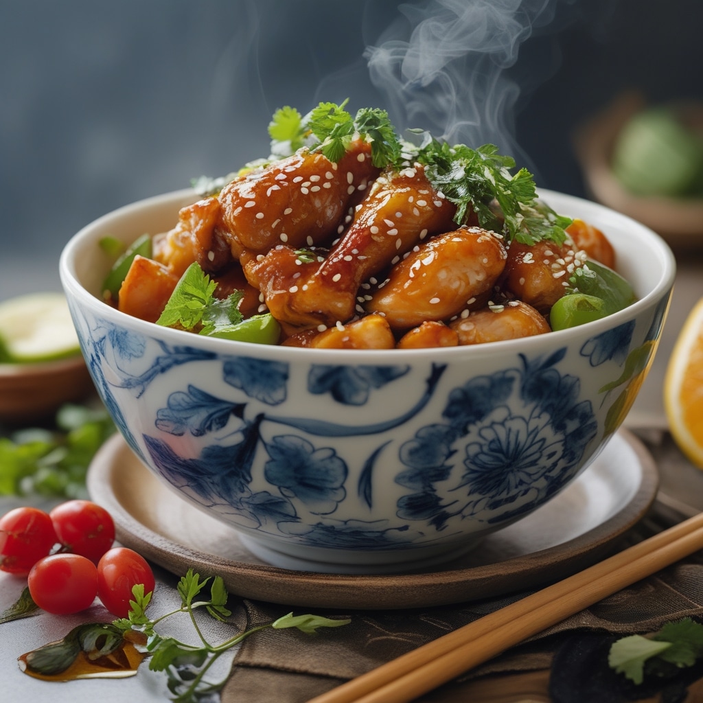 Hot Honey Chicken Bowl 1 Hot Honey Chicken Bowl