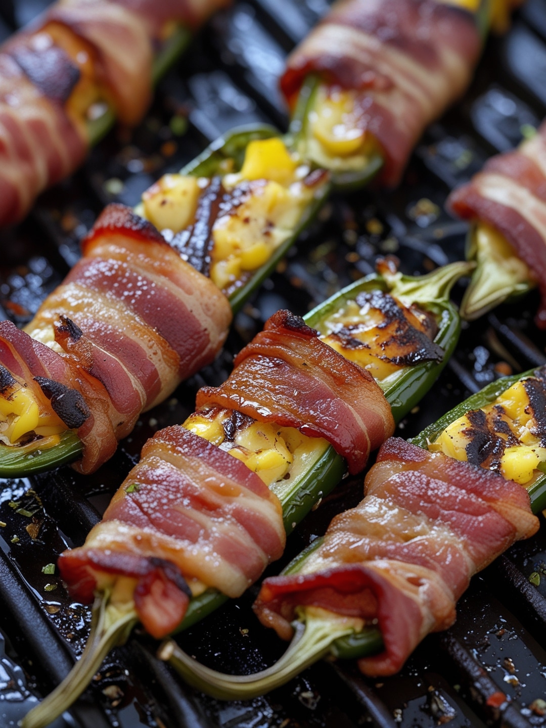 Bacon-Wrapped Grilled Jalapeño Poppers