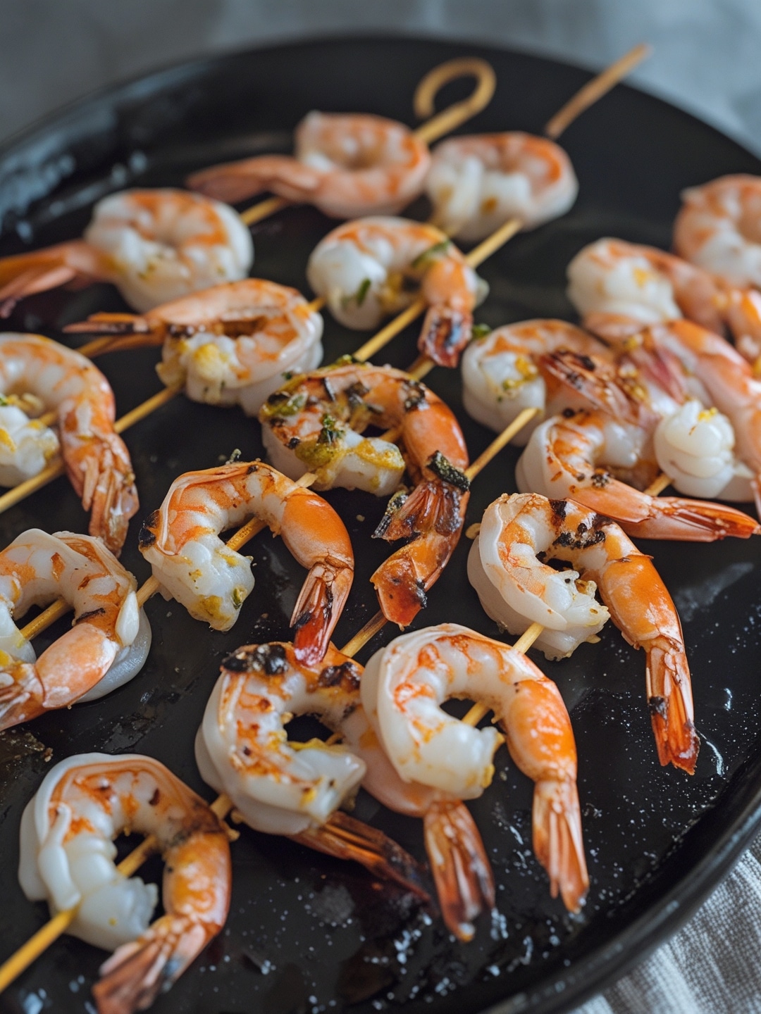 Savory Garlic Grilled Shrimp Skewers