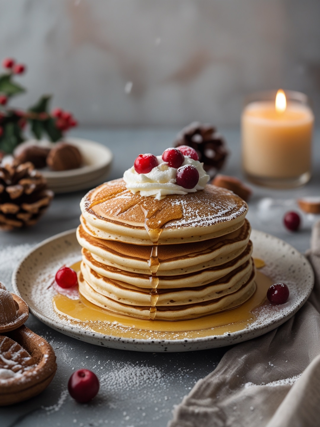 Eggnog Pancakes for a Festive Breakfast 1 Eggnog Pancakes for a Festive Breakfast
