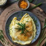 Smoked Gouda and Chive Omelette