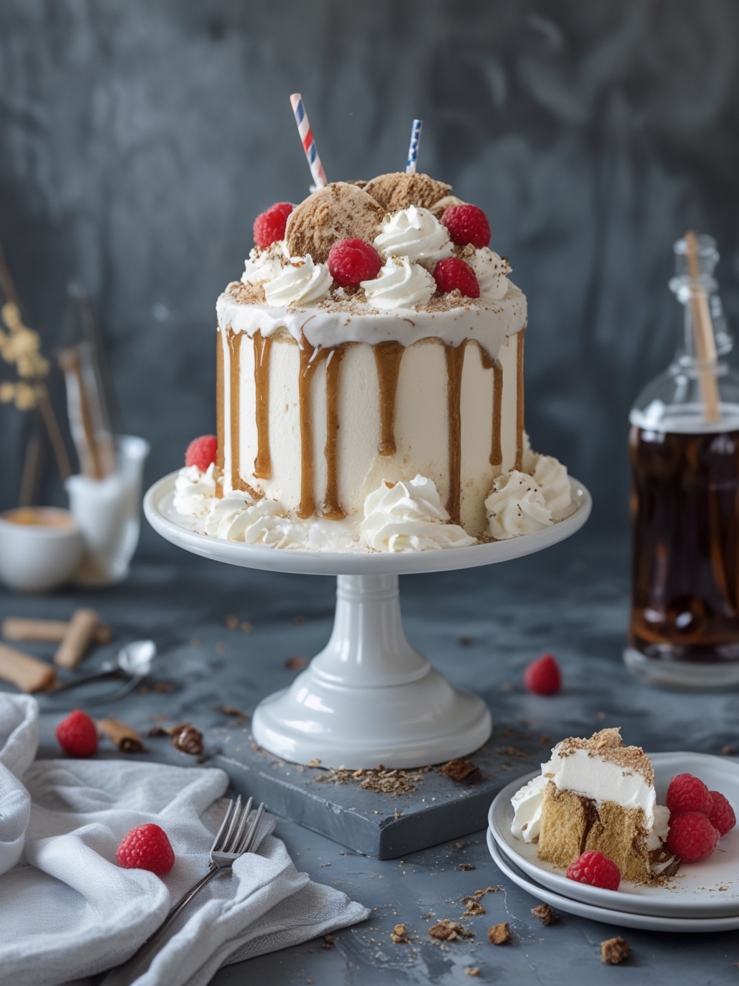 Root Beer Float Ice Cream Cake 1 Root Beer Float Ice Cream Cake