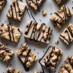 Crunchy Cookie Dough Ice Cream Bars with Chocolate Drizzle