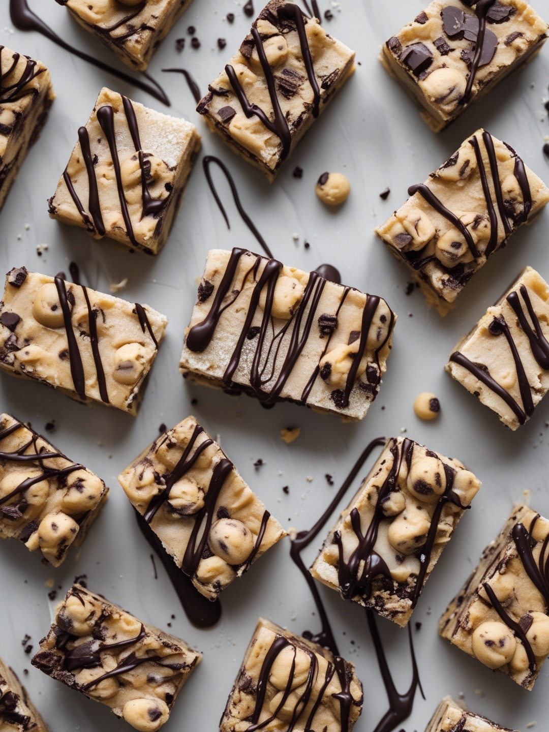 Crunchy Cookie Dough Ice Cream Bars with Chocolate Drizzle 1 Crunchy Cookie Dough Ice Cream Bars with Chocolate Drizzle