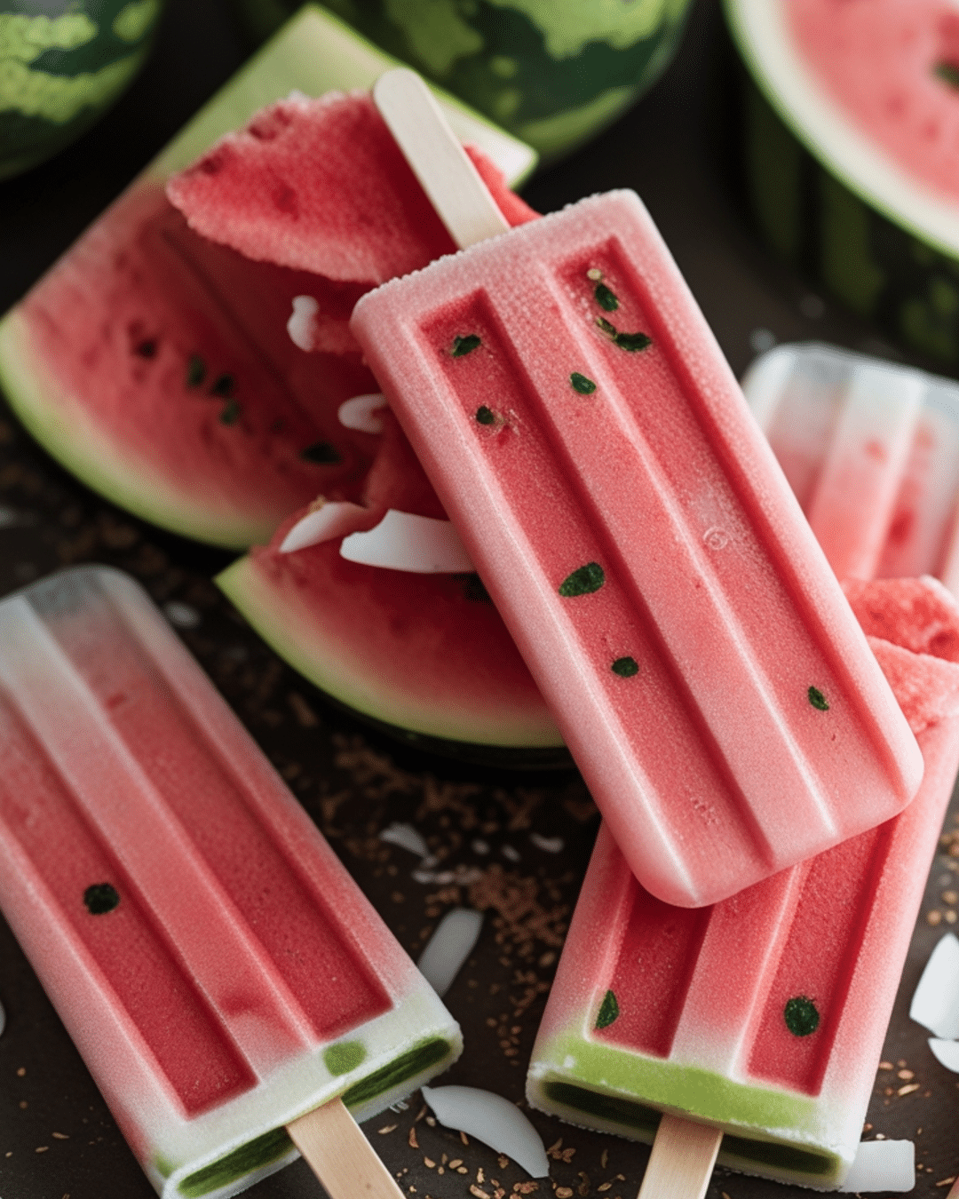 Watermelon Coconut Popsicles for a Healthy Treat 1 Watermelon Coconut Popsicles for a Healthy Treat