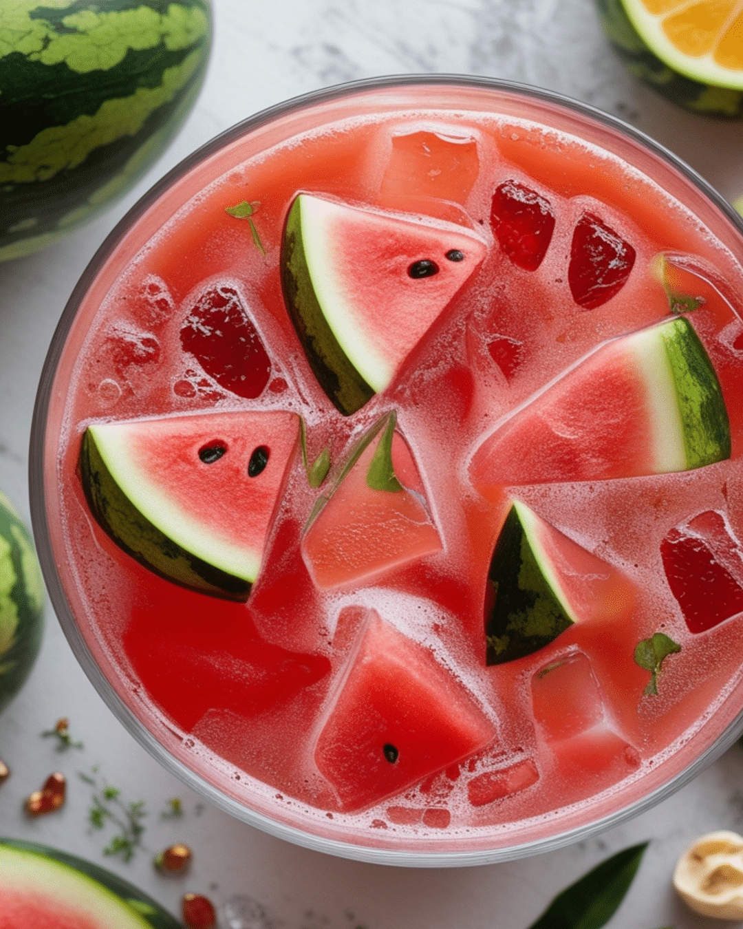 Tropical Watermelon Punch for Summer Parties 1 Tropical Watermelon Punch for Summer Parties