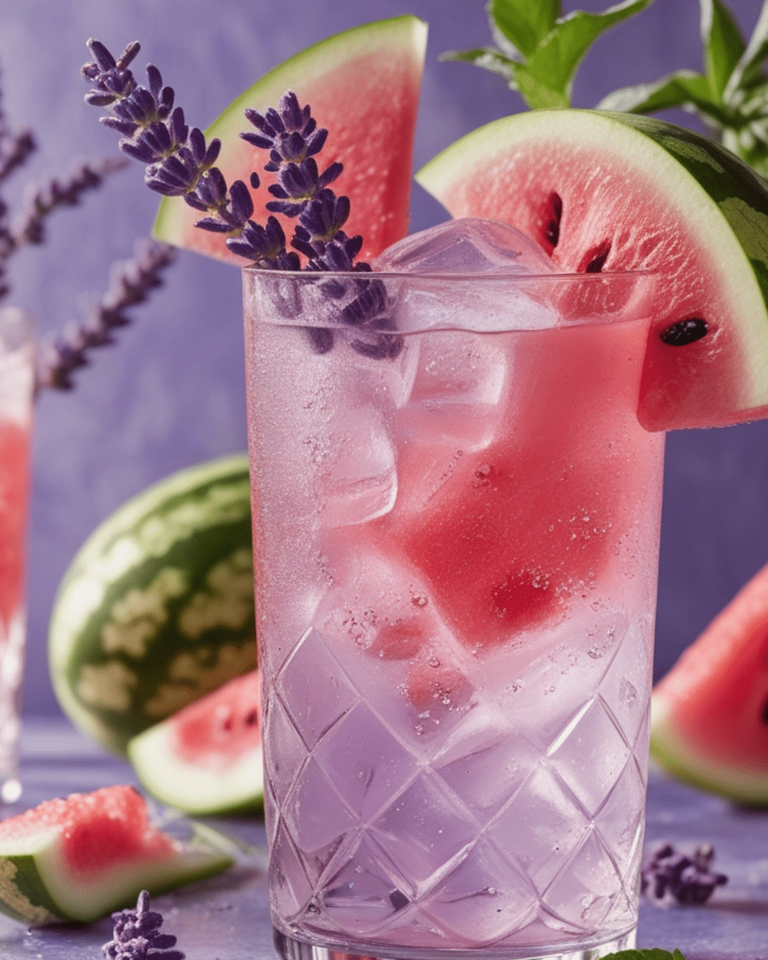 Lavender Watermelon Cooler for a Unique Beverage 1 Lavender Watermelon Cooler for a Unique Beverage