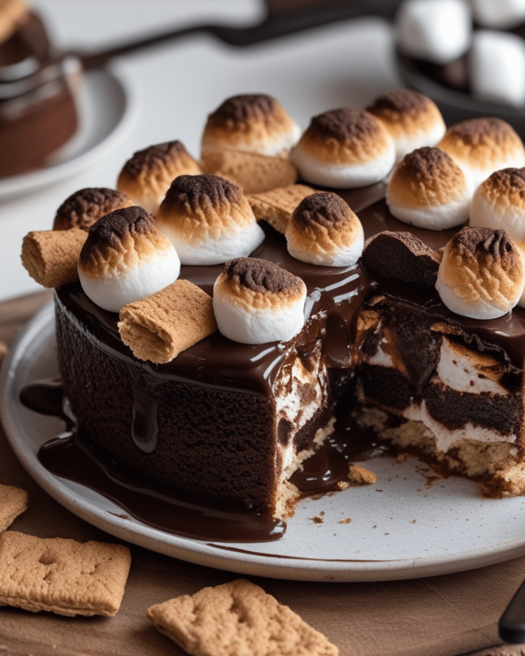 S'mores Chocolate Lava Cake