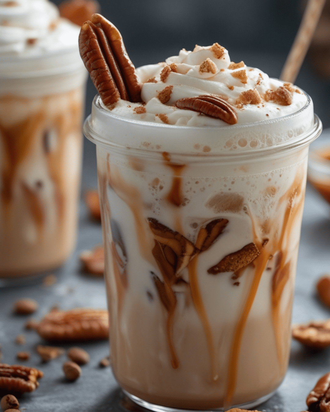 Caramel Pecan Iced Coffee