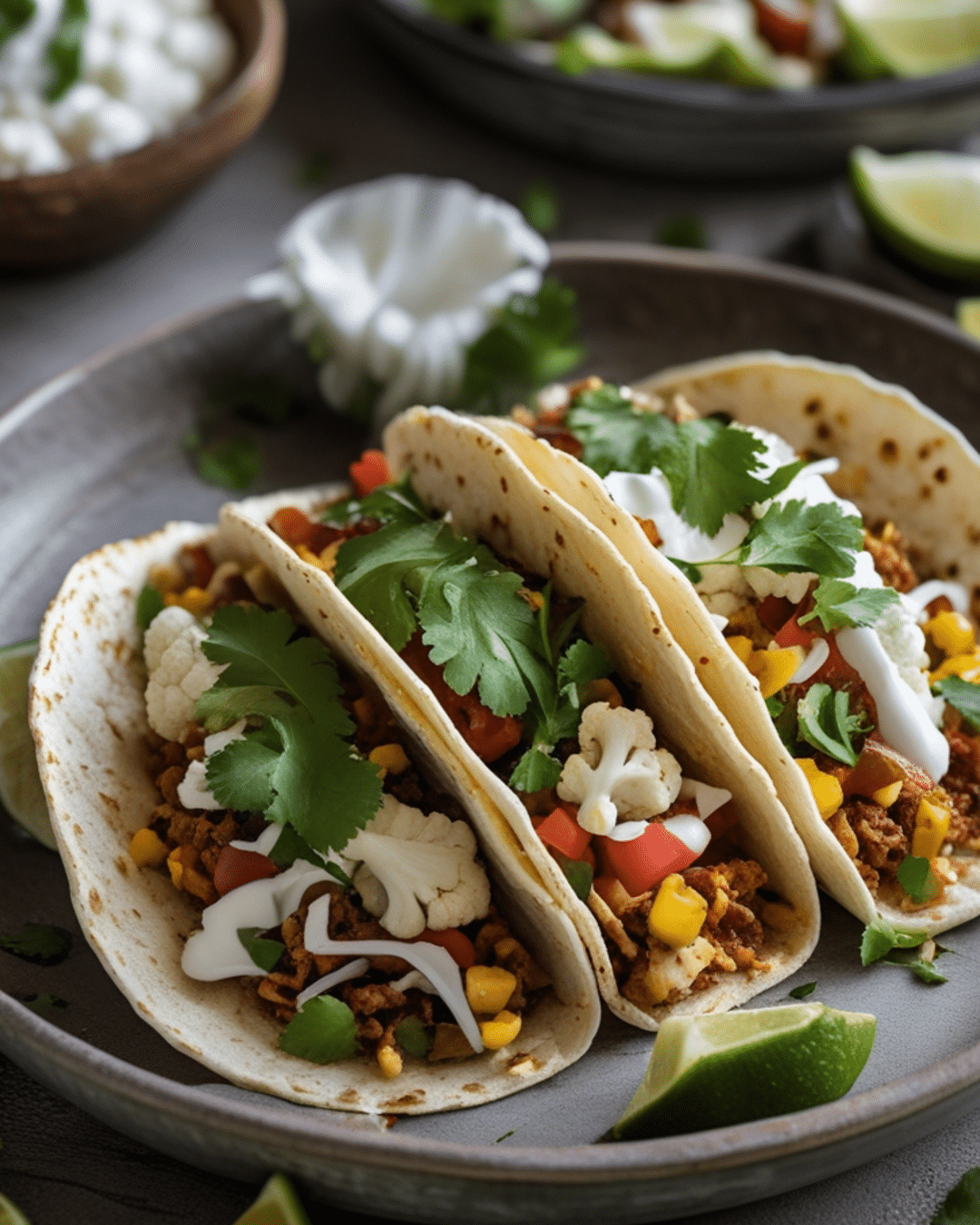 Cauliflower Tacos for a Low-Carb Delight
