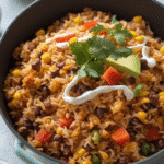 One-Pot Taco Rice Casserole