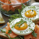 Egg and Smoked Salmon Salad on Rye