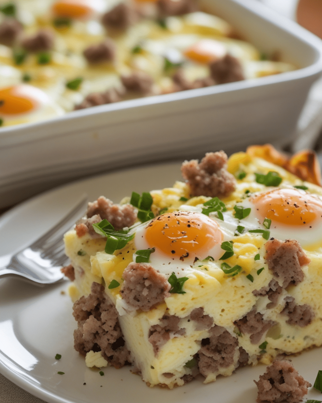 Egg and Sausage Breakfast Casserole