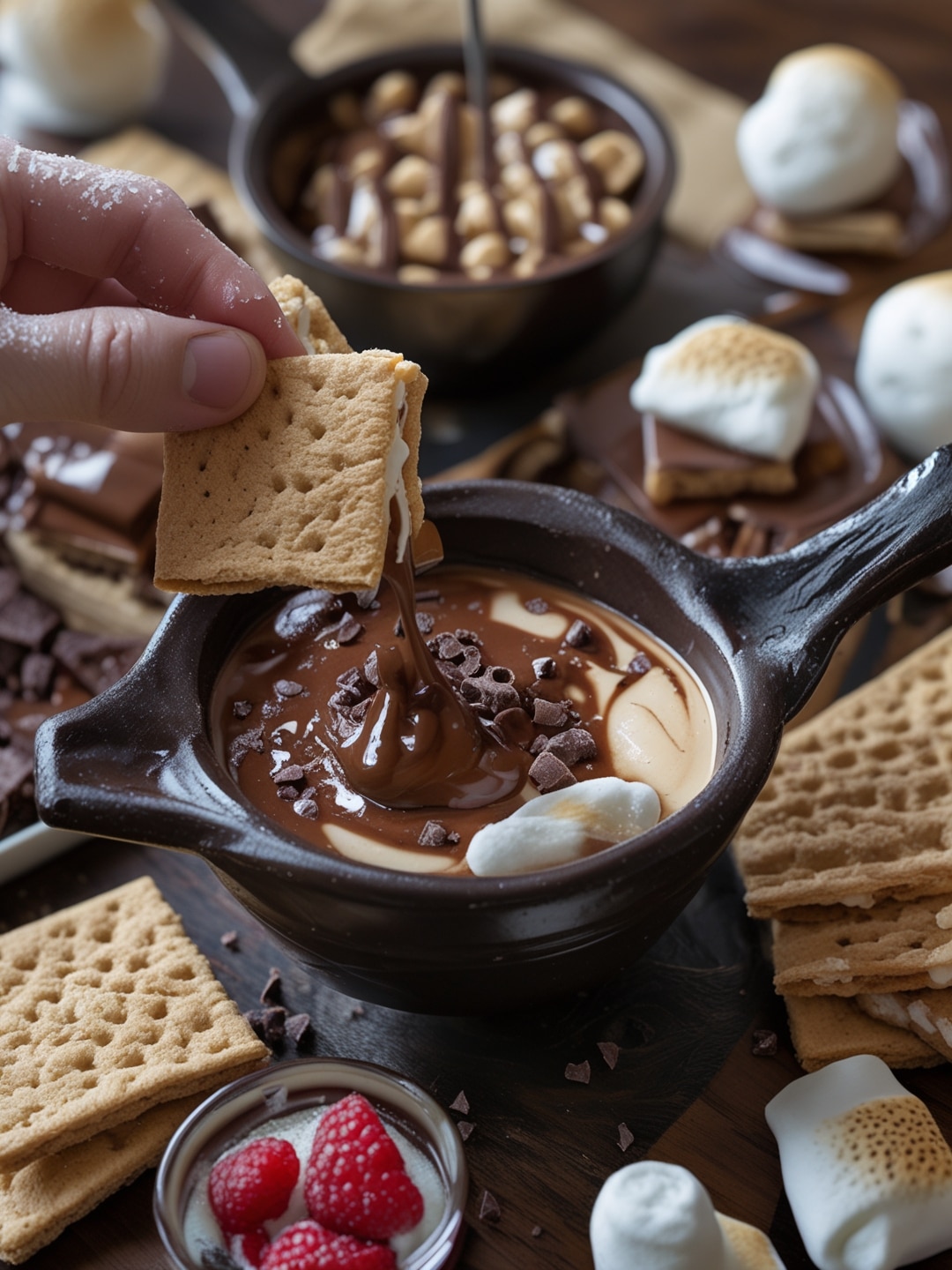 S'mores Fondue: An Interactive Dessert Experience