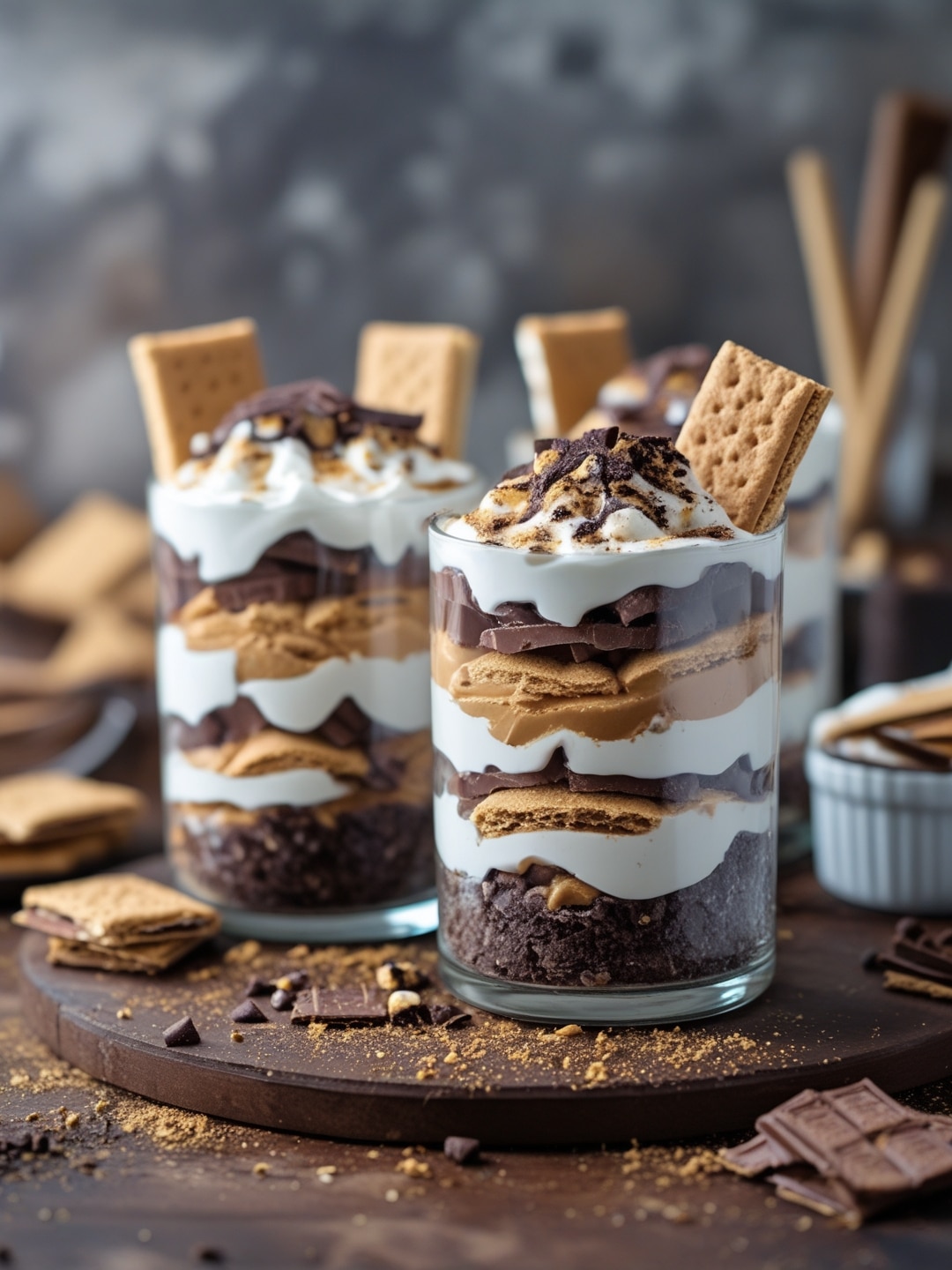 S'mores Layered Parfaits: Beautiful and Delicious