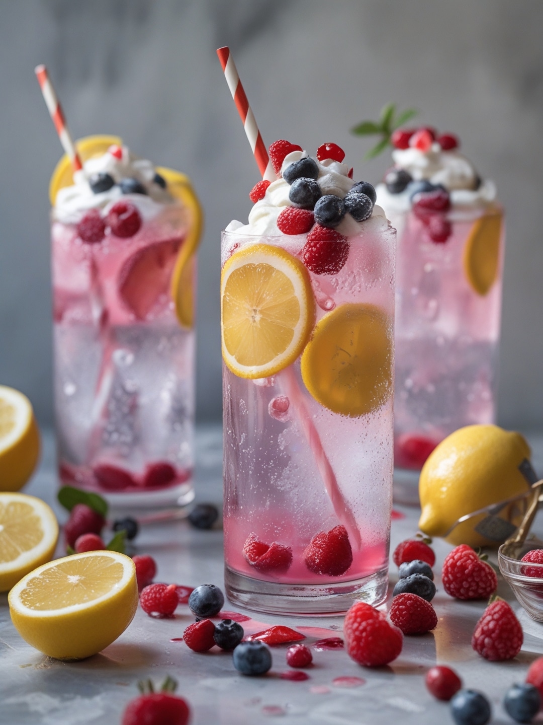 Berry Lemonade Floats: A Fun Summer Treat
