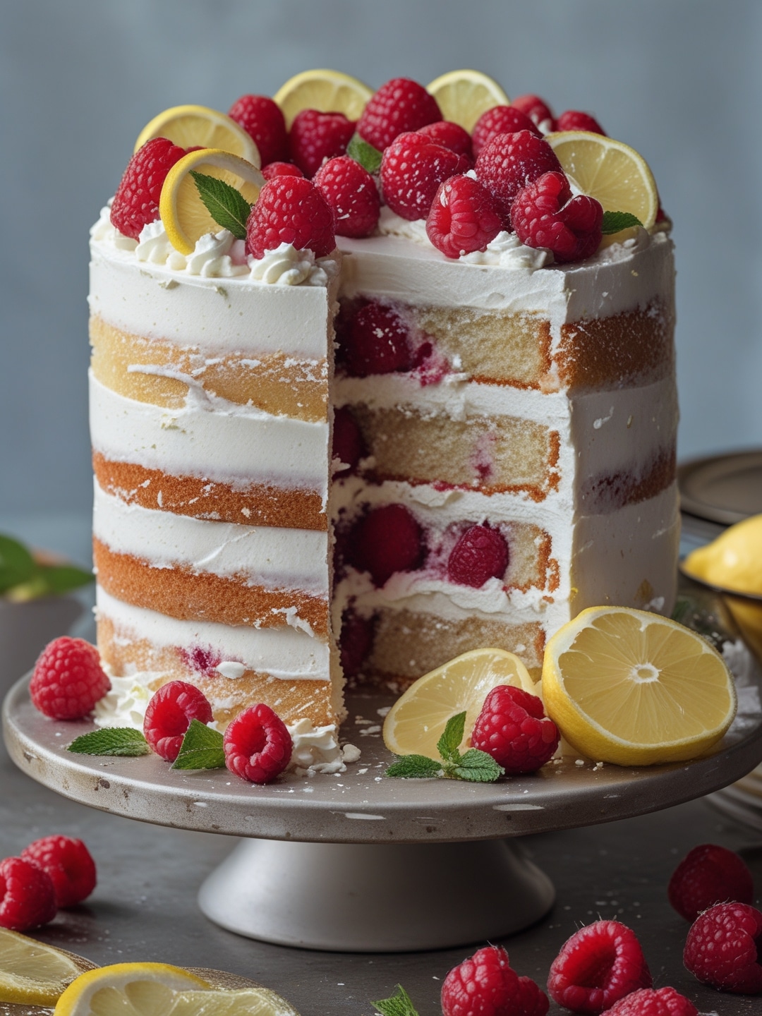 Raspberry-Lemonade Layer Cake: A Showstopper