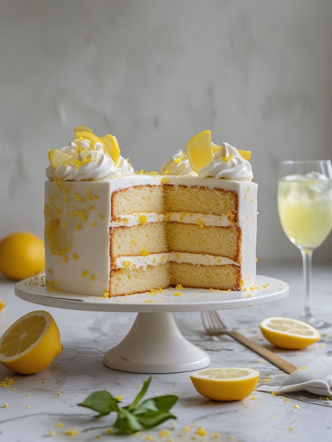Citrus Lemonade Infused Cake: A Zesty Delight