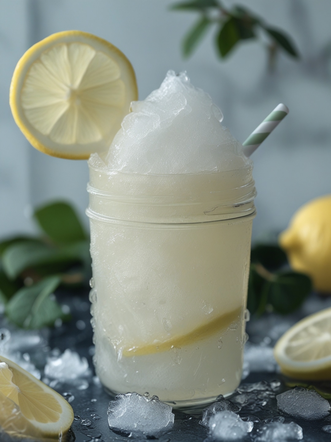 Frozen Lemonade Slush: An Icy Refreshment