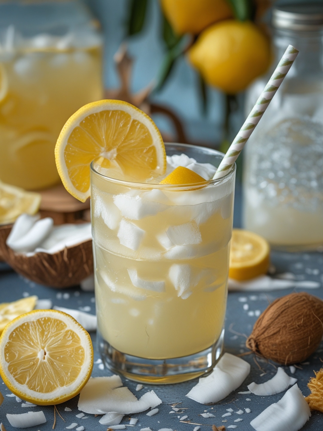 Coconut Lemonade: A Creamy Tropical Treat