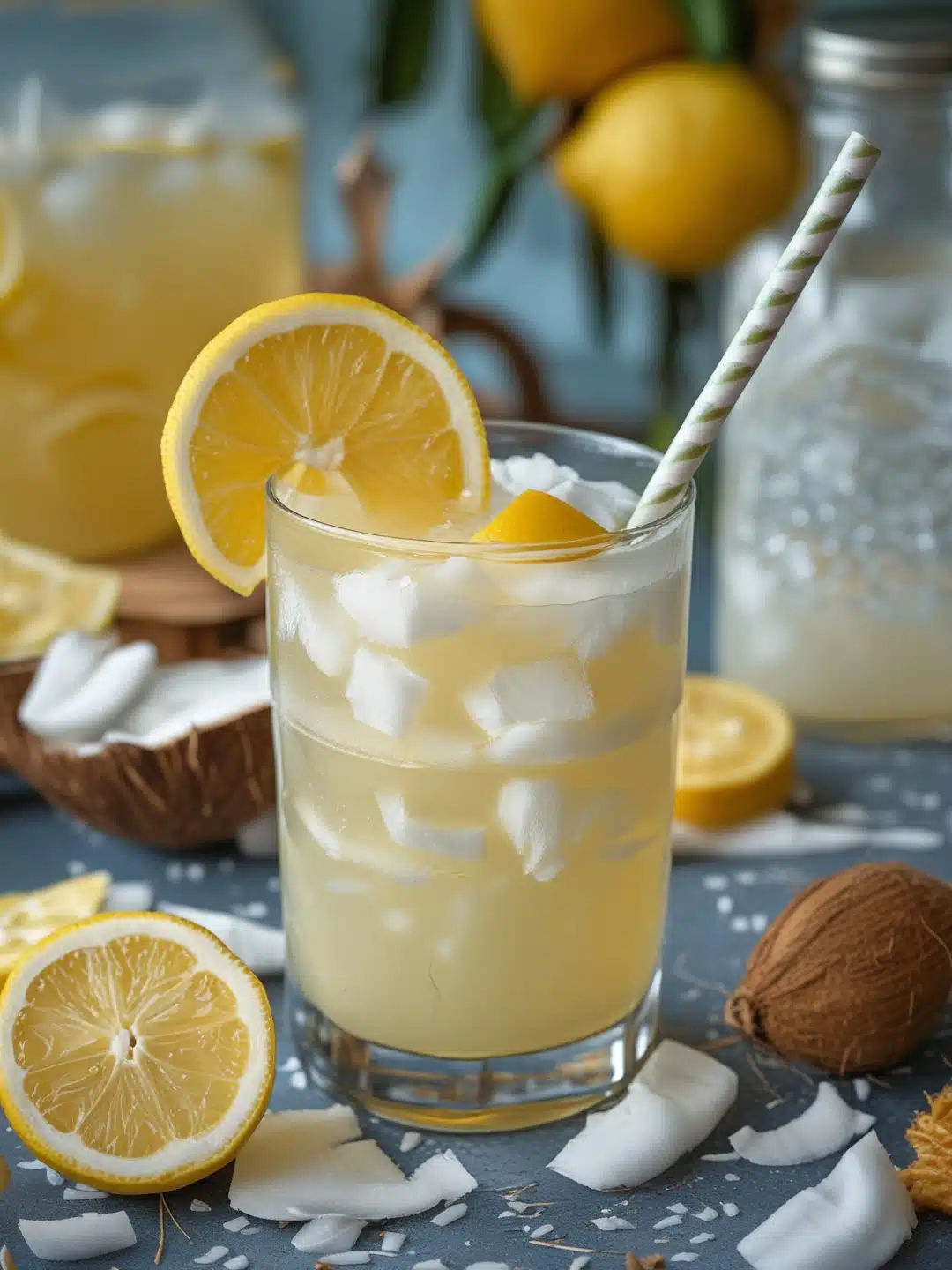 Coconut Lemonade: A Creamy Tropical Treat