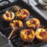 Honey Glazed Grilled Peaches