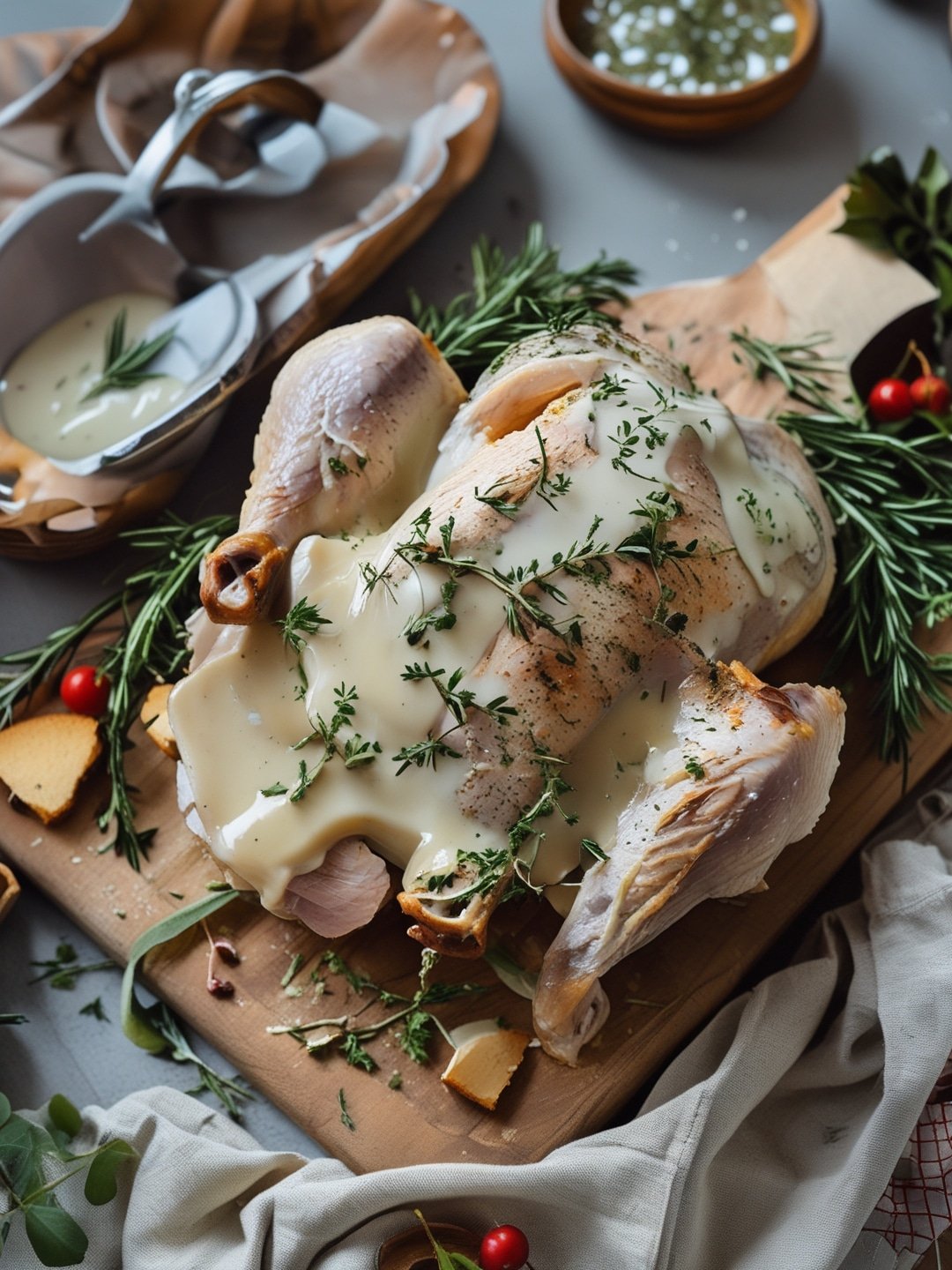 Herb-Infused Gravy to Elevate Your Turkey
