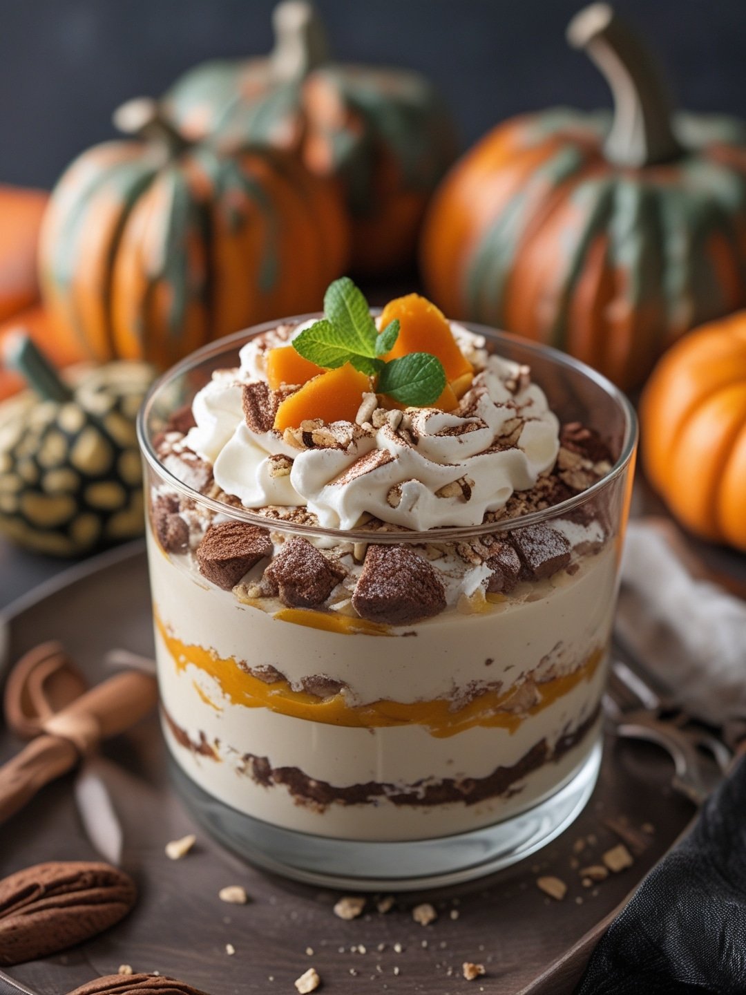 Elegant Pumpkin Tiramisu