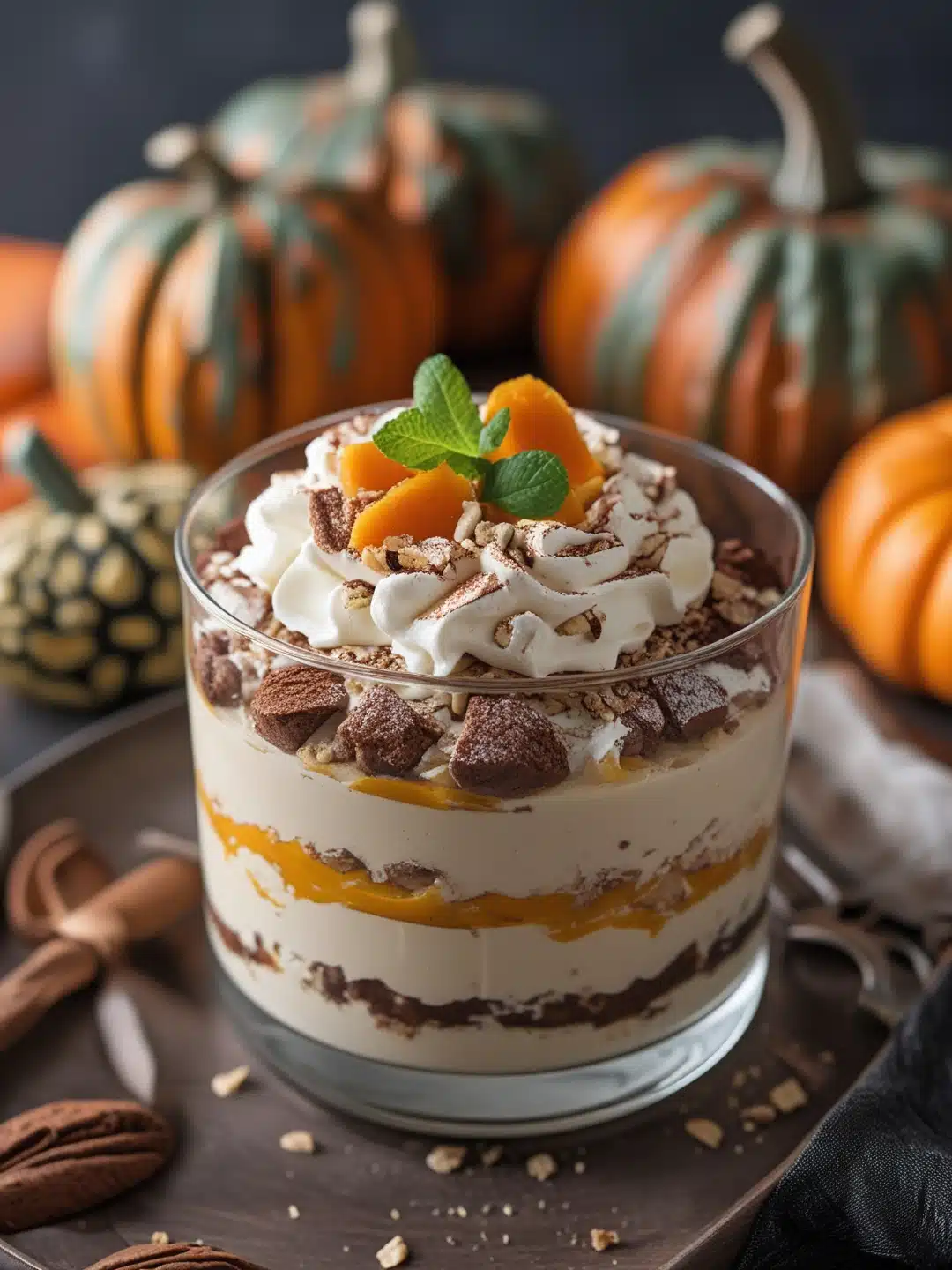 Elegant Pumpkin Tiramisu