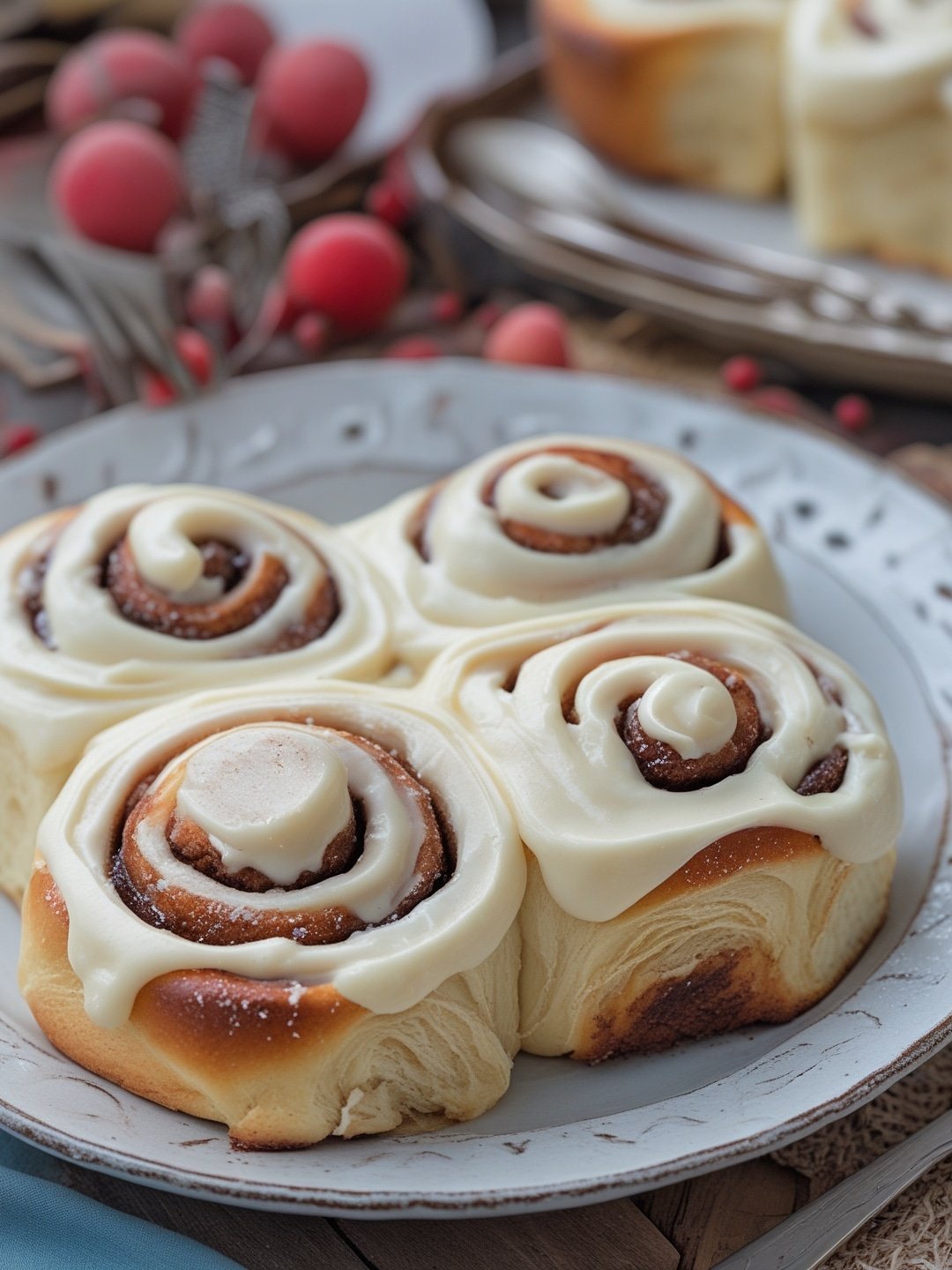 Nana's Cinnamon Rolls with Cream Cheese Frosting