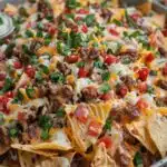 Ultimate Cheesy Nacho Platter for Game Day