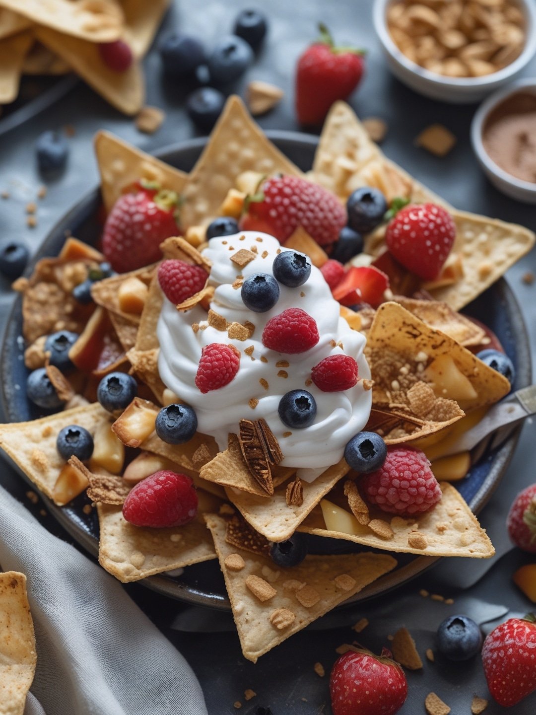 Sweet and Savory Dessert Nachos 1 Sweet and Savory Dessert Nachos